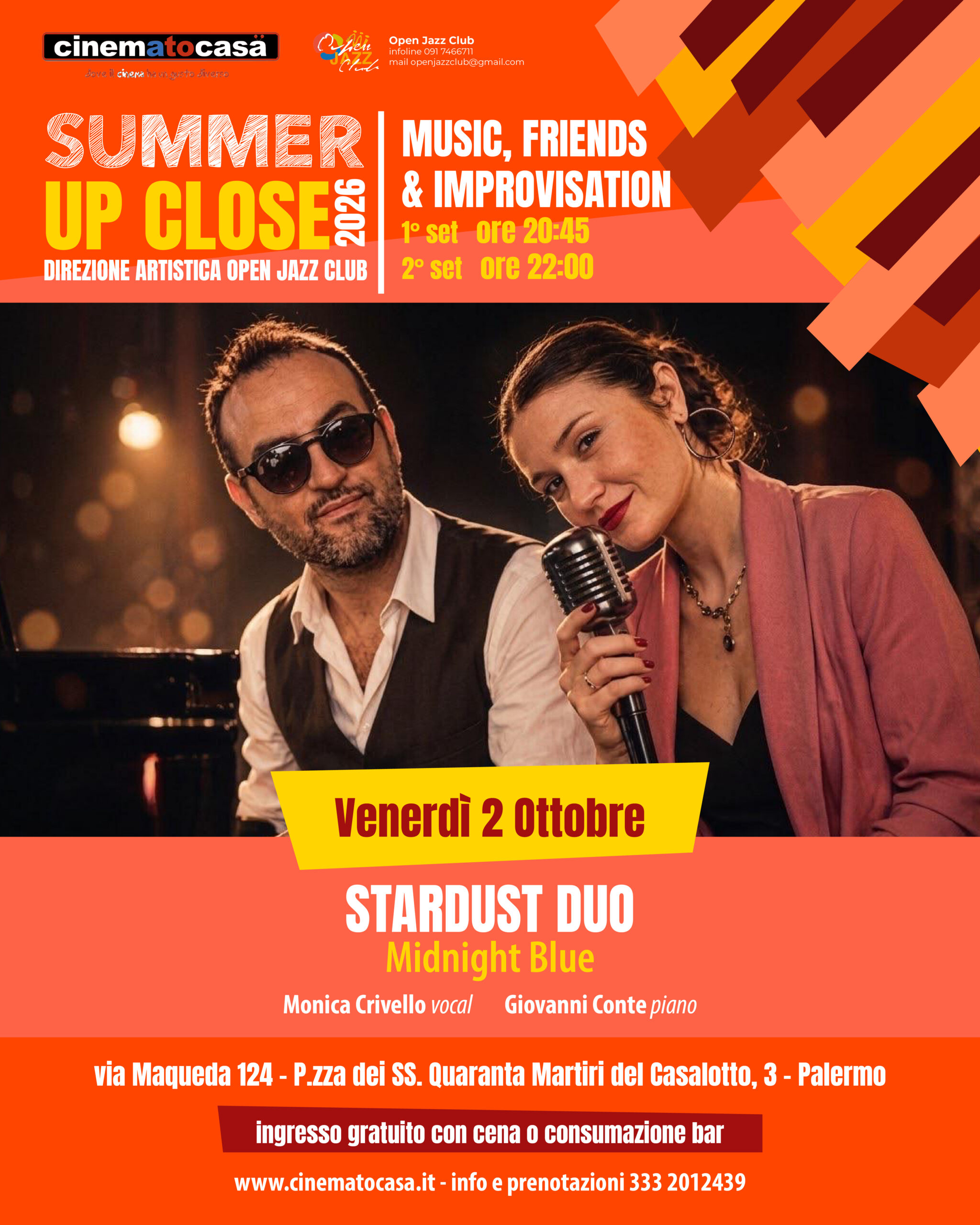 2 ottobre - Stardust Duo